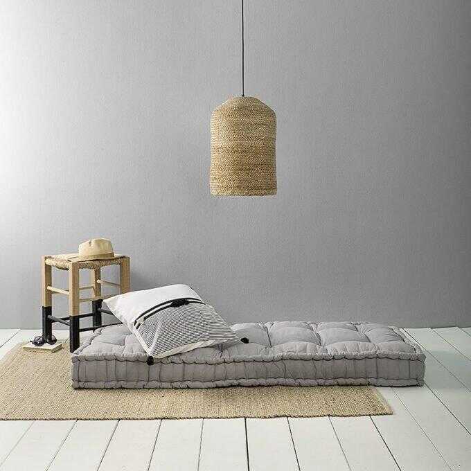 Μαξιλάρα Δαπέδου 165x65x15 - Siesta Gray