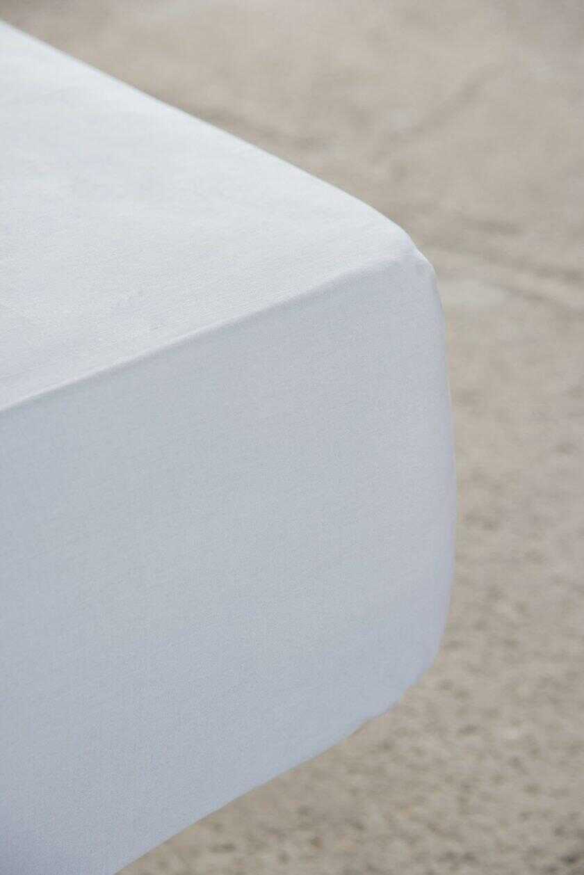 Σεντόνι Υπέρδιπλο με Λάστιχο Primal - White