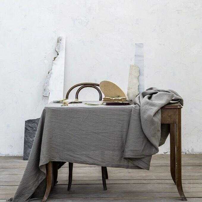 Τραπεζομάντηλο 150x150 Linho - Dark Gray