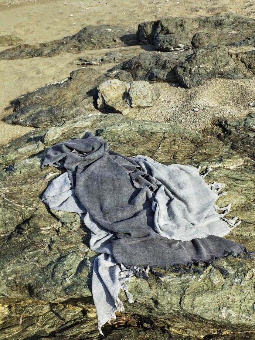 Πετσέτα/Παρεό 95x150 - Argos Dark Gray