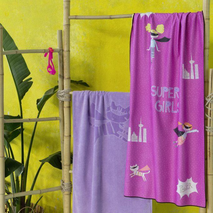 Πετσέτα Θαλάσσης 70x140 - Super Girls