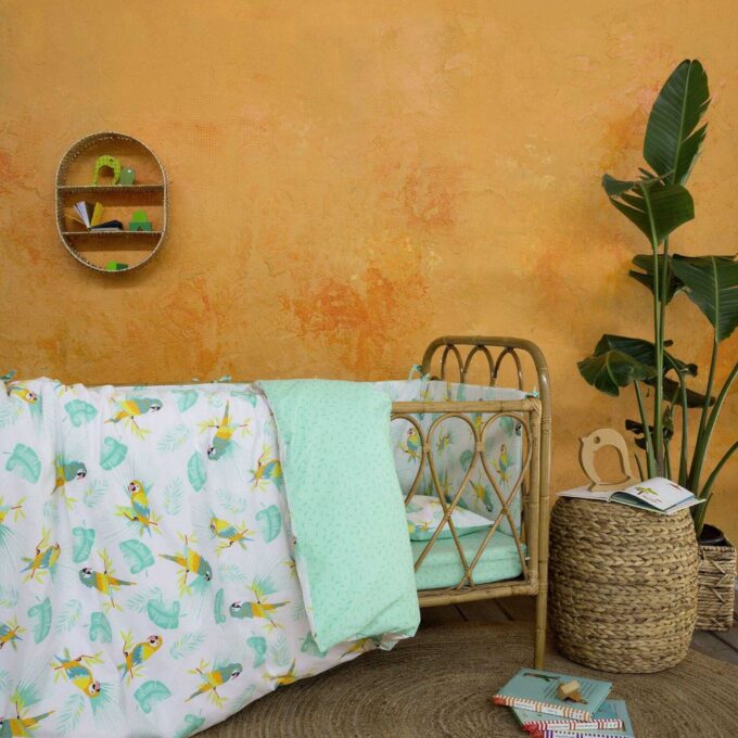 Σετ Σεντόνια Κούνιας - Macaw