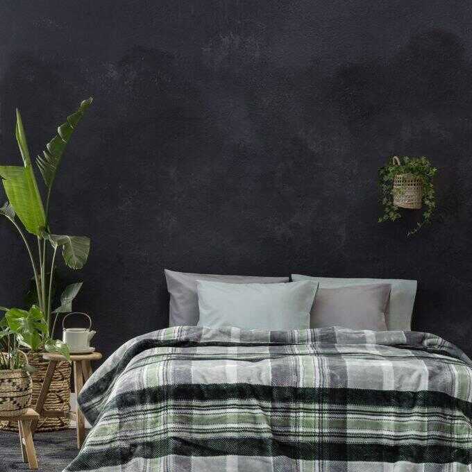 Κουβέρτα Βελουτέ Υπέρδιπλη 220x240 - Canny