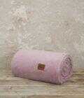 Κουβέρτα καναπέ Jacquard 130x170 - Mellow Pink