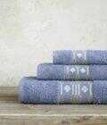Σετ Πετσέτες (30x50 + 50x90 + 70x140) Vogue - Mediterranean Blue