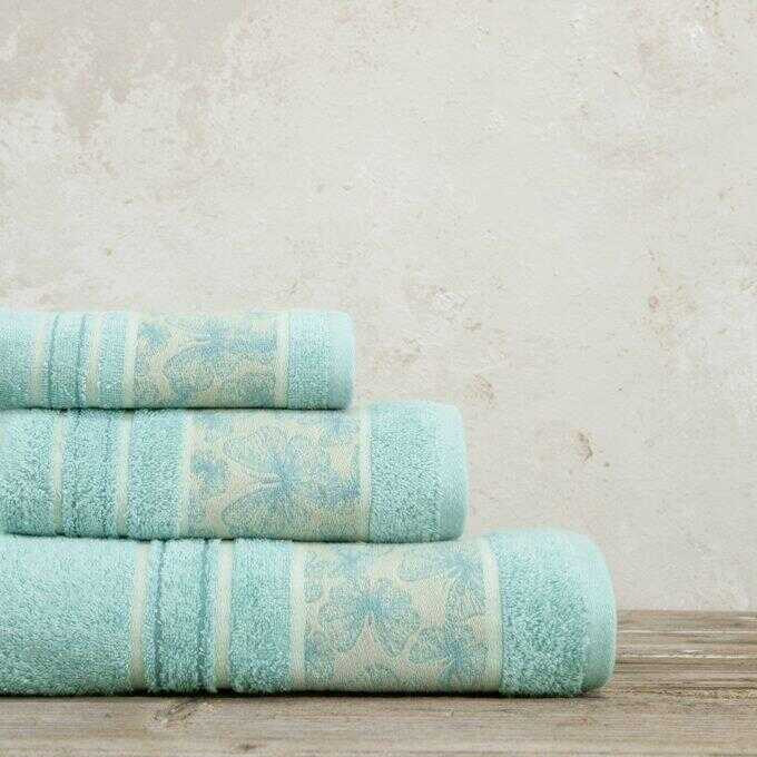 Σετ Πετσέτες (30x50 + 50x90 + 70x140) - Papillon Aquamarine