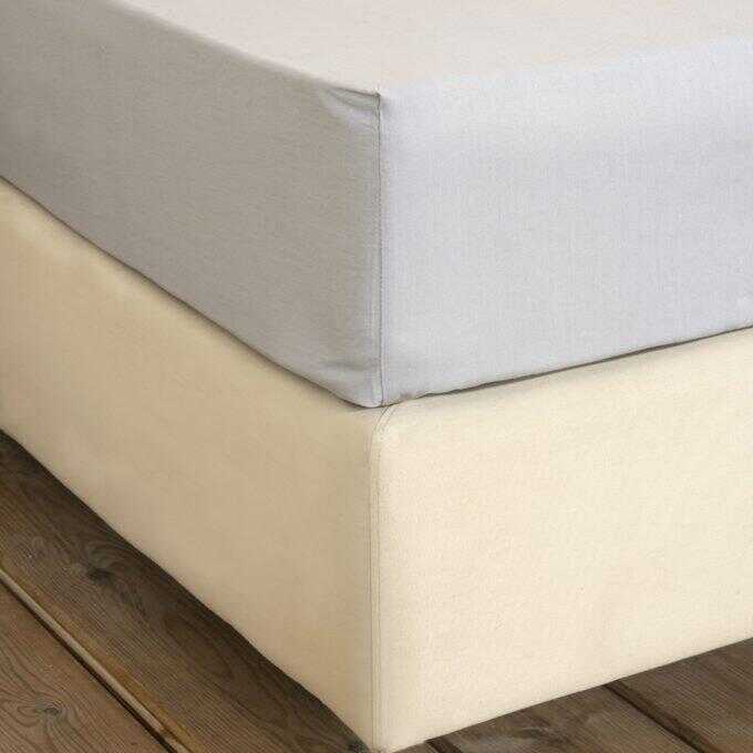 Σεντόνι Υπέρδιπλο με Λάστιχο Unicolors - Soft Gray