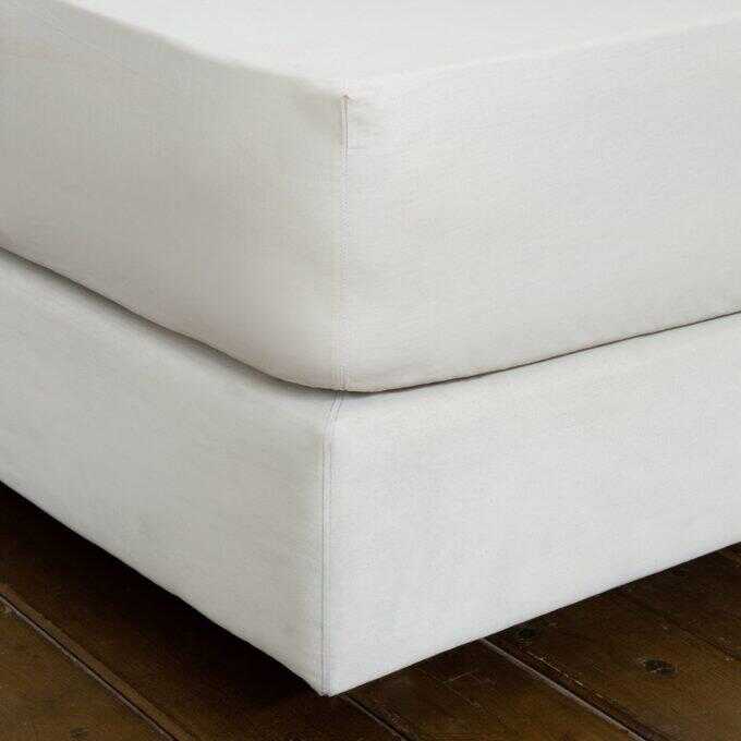 Σεντόνι Μονό με Λάστιχο Unicolors - Linen Beige