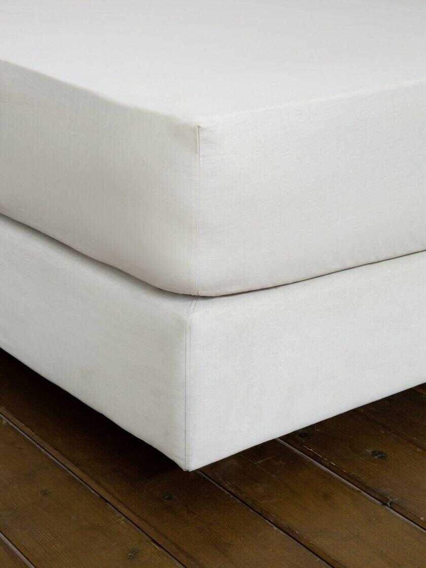 Σεντόνι Ημίδιπλο με Λάστιχο Unicolors - Linen Beige