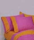 Σετ Κουβερλι Υπέρδιπλο 240x250 COLOUR BLOCKING ORCHID/GOLD