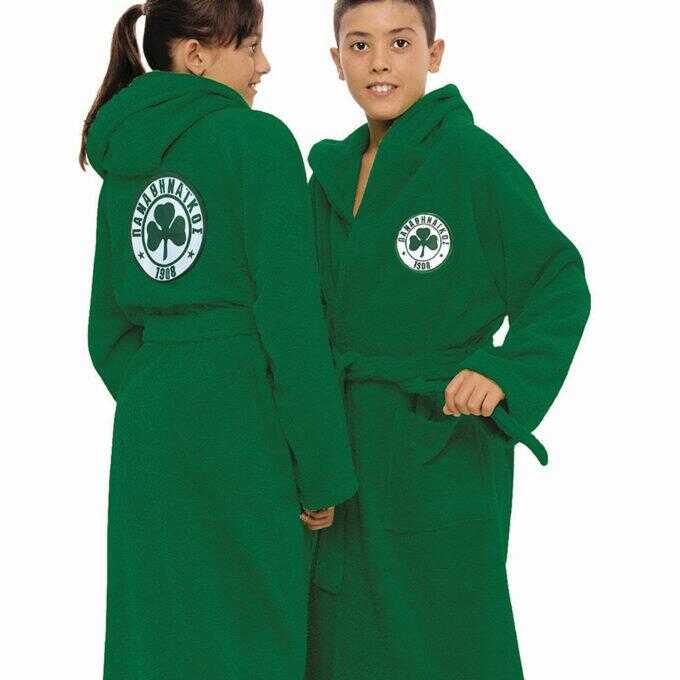 Παιδικό Μπουρνούζι Panathinaikos F.C. PANATHINAIKOS YOUNG 8-10
