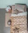 Κουβέρτα Fleece Μονή 160x240 STARS BEIGE