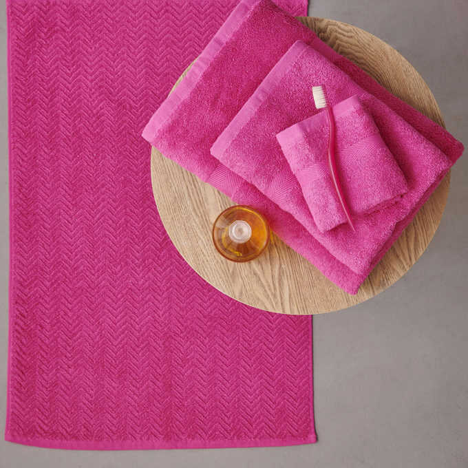 Σετ Πετσέτες & Πατάκι Towels Collection ROD FUCHSIA