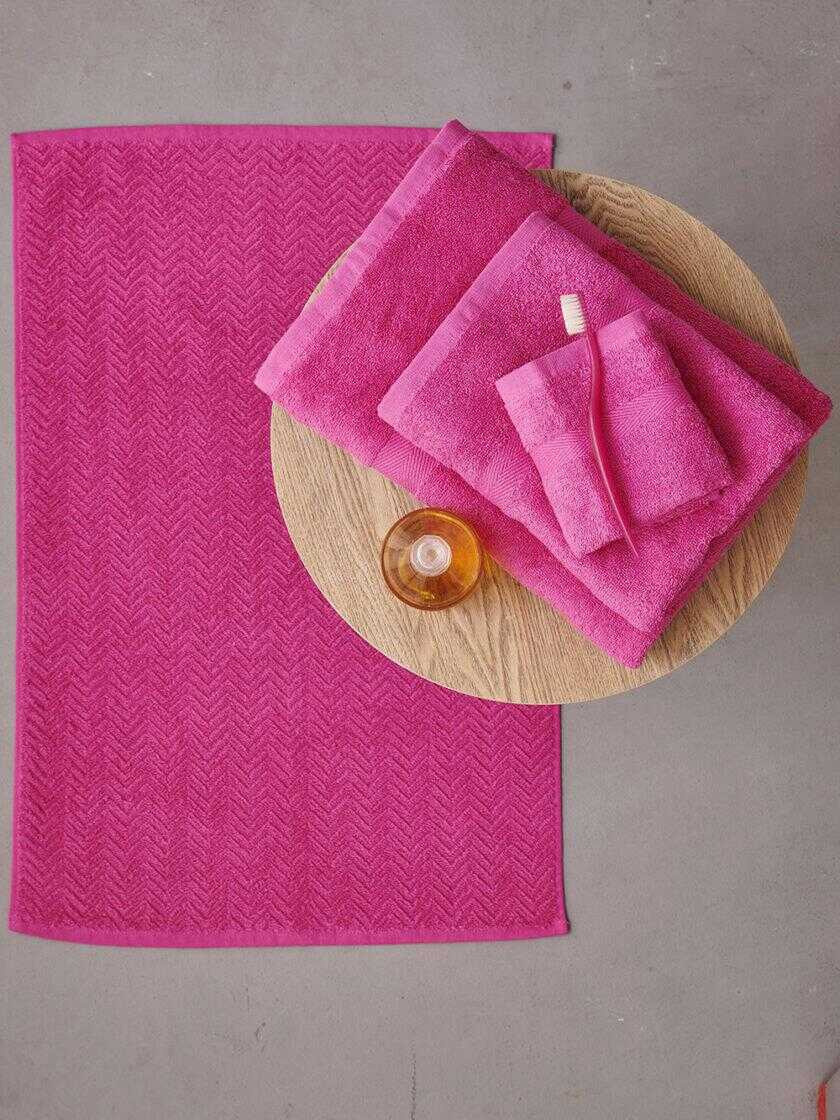 Σετ Πετσέτες & Πατάκι Towels Collection ROD FUCHSIA