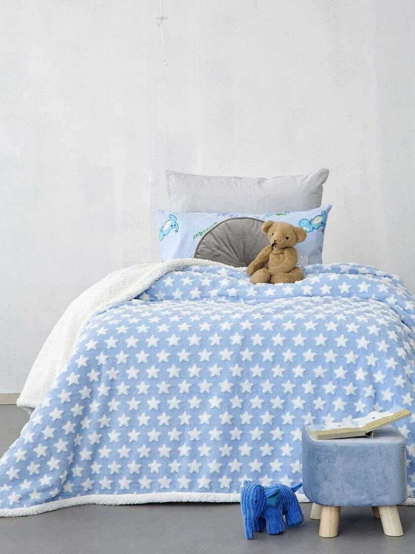 Κουβέρτα Fleece Μονή 160x220 COBI