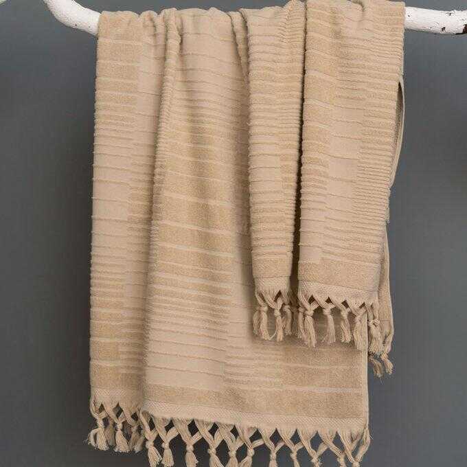 Πετσέτα Προσώπου Towels Collection 50x90 BAKER BEIGE