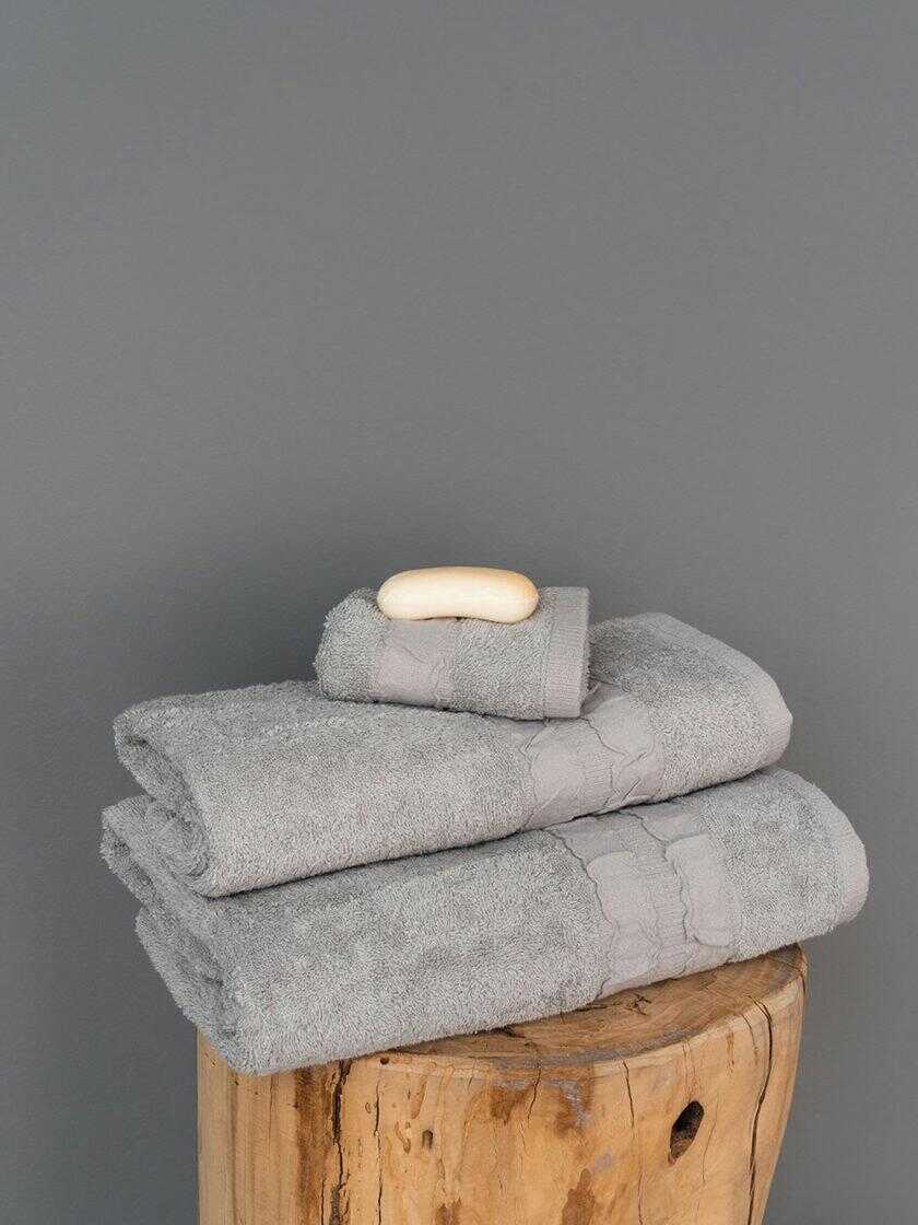 Πετσέτα Προσώπου Towels Collection 50x100 CACTUS SILVER