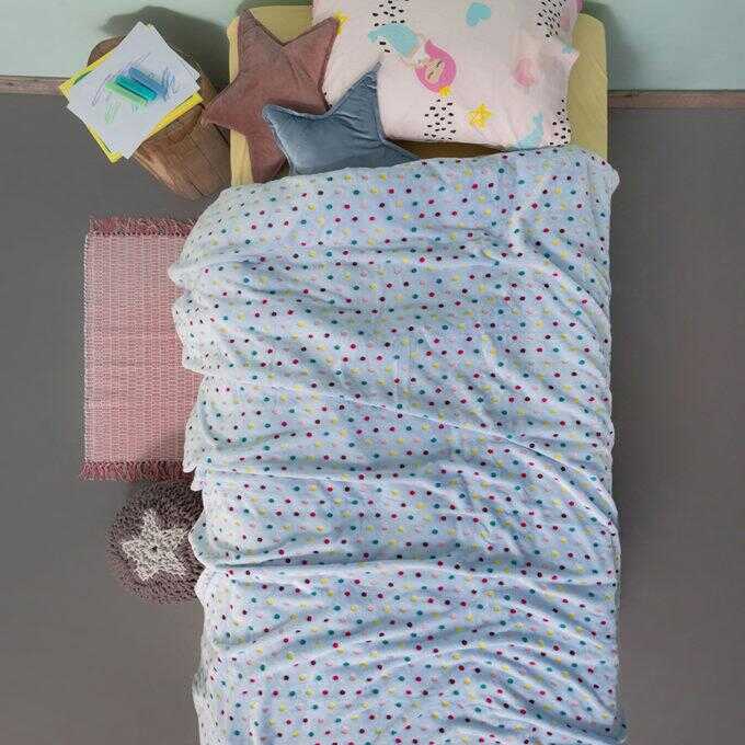 Κουβέρτα Fleece Μονή Φωσφοριζέ 160x220 BUBBLE