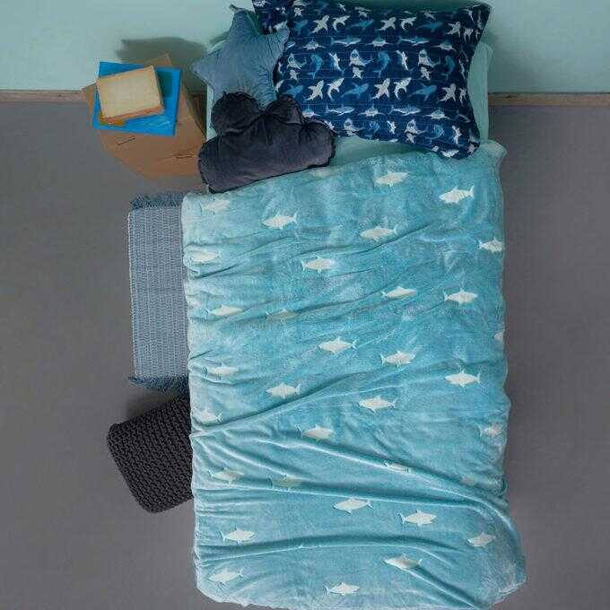 Κουβέρτα Fleece Μονή Φωσφοριζέ 160x220 FIN