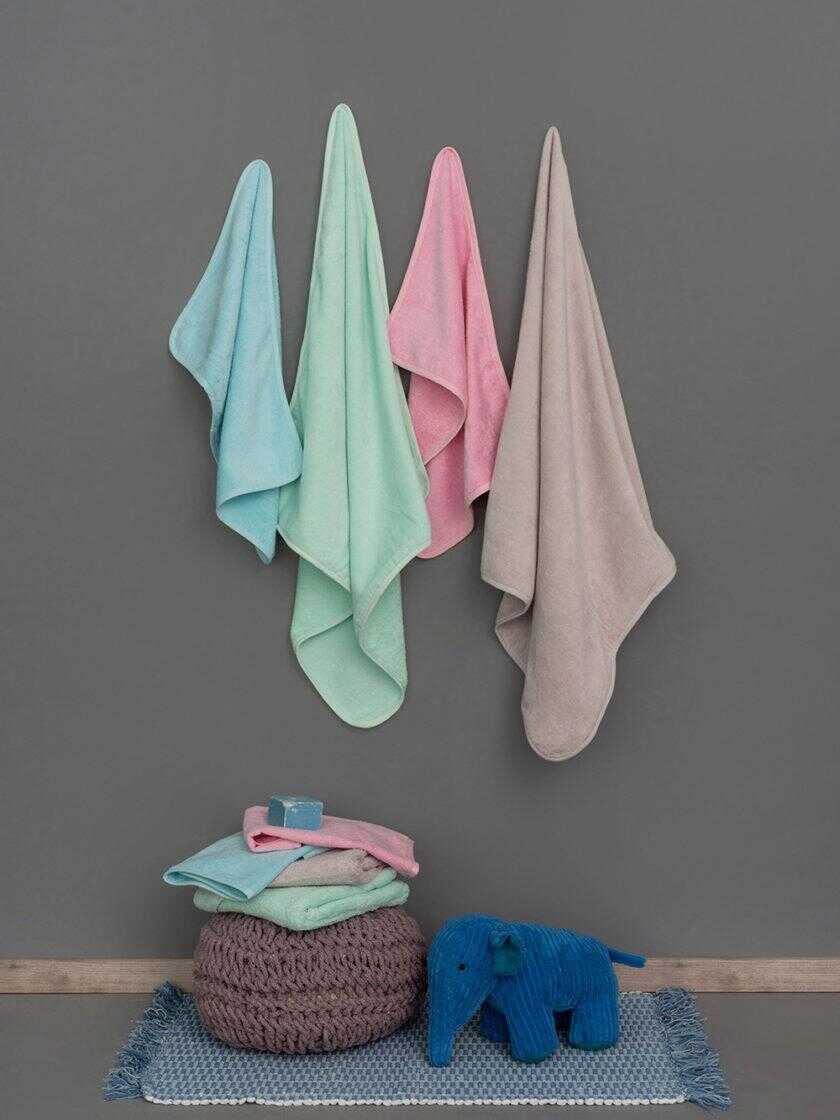 Σετ 2 Πετσετες Βρεφικες Baby Bath 40x60 ROBIN PINK