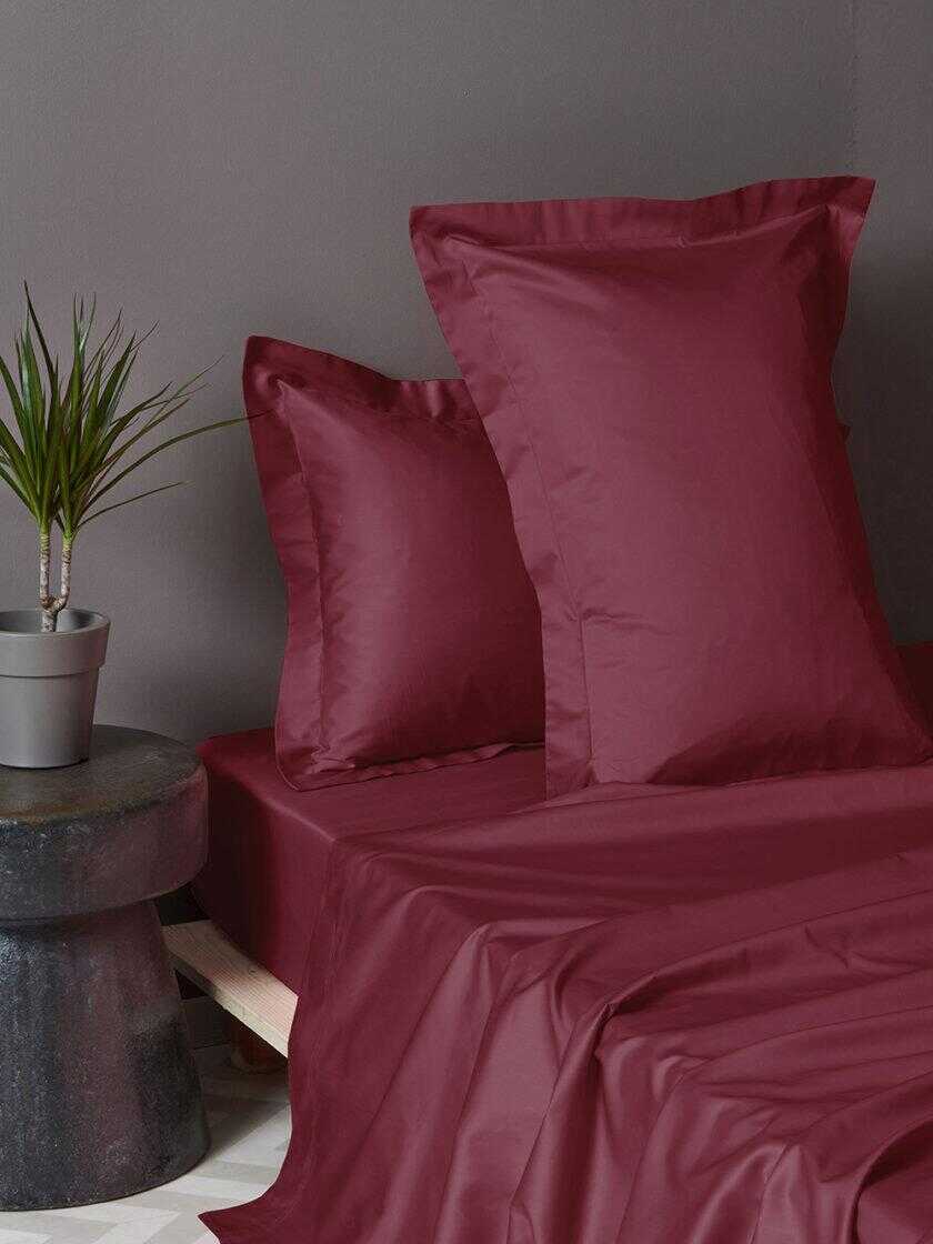 Σετ Υπέρδιπλα Σεντόνια 245x270 LUXE SATEEN WINE