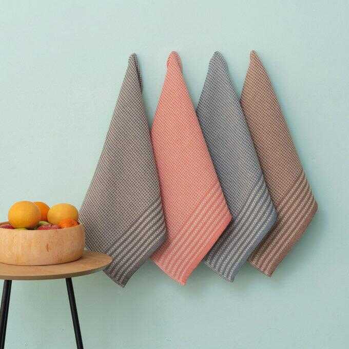 Σετ 4 Πετσέτες Κουζίνας Kitchen Towels 50x70 KL200