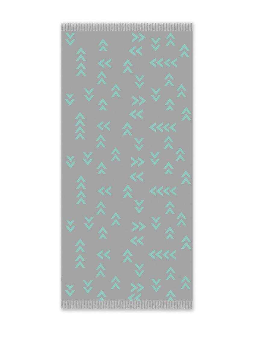 Παρεοπετσέτα Με Νεσεσέρ Beach Collection 85x160 ATHENA GREY