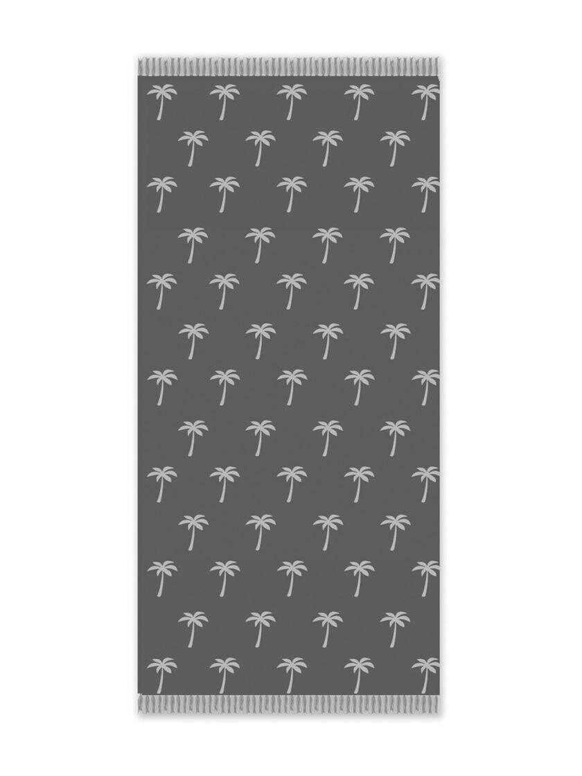Παρεοπετσέτα Με Νεσεσέρ Beach Collection 85x160 FINEAS COAL