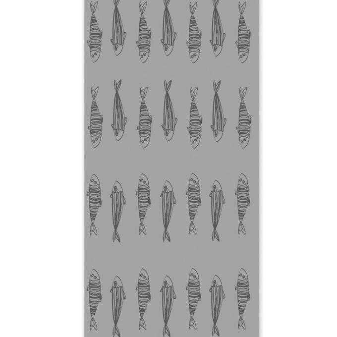 Παρεοπετσέτα Με Νεσεσέρ Beach Collection 85x160 KORA GREY