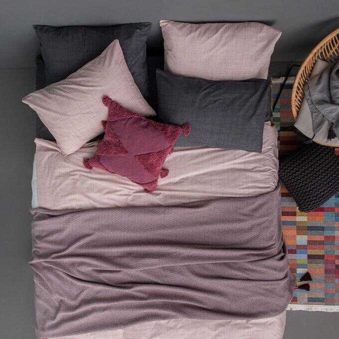 Σεντόνι Μονό Mix & Match LINA PINK Με Λάστιχο