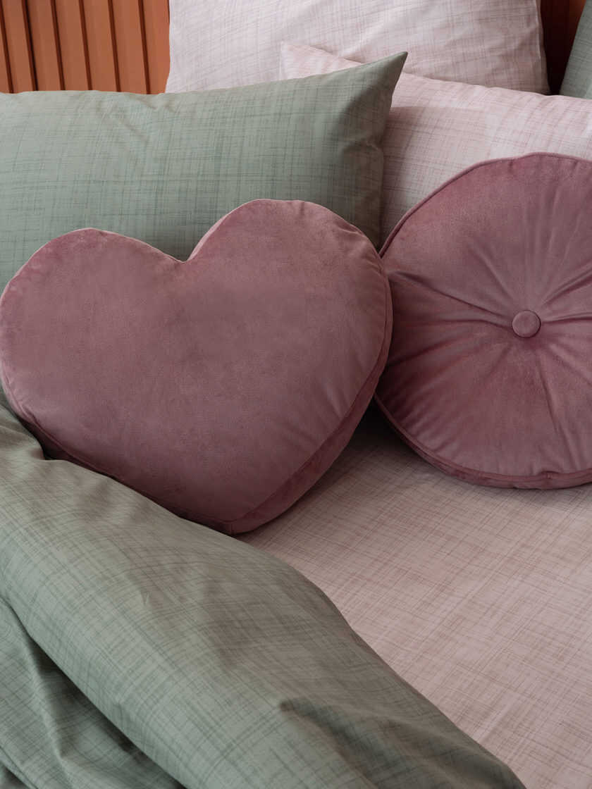 Ζευγος Μαξιλαροθηκες Mix & Match 50x75 LINA KHAKI