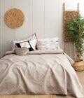 Κουβερλί Υπέρδιπλο 230x250 ELWIN BEIGE