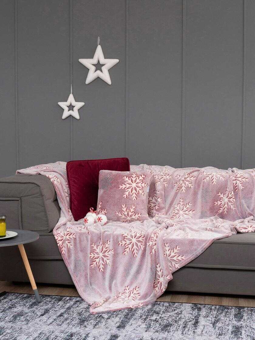 Κουβερτα Fleece Φωσφοριζε 160x220 LUCIUS RED