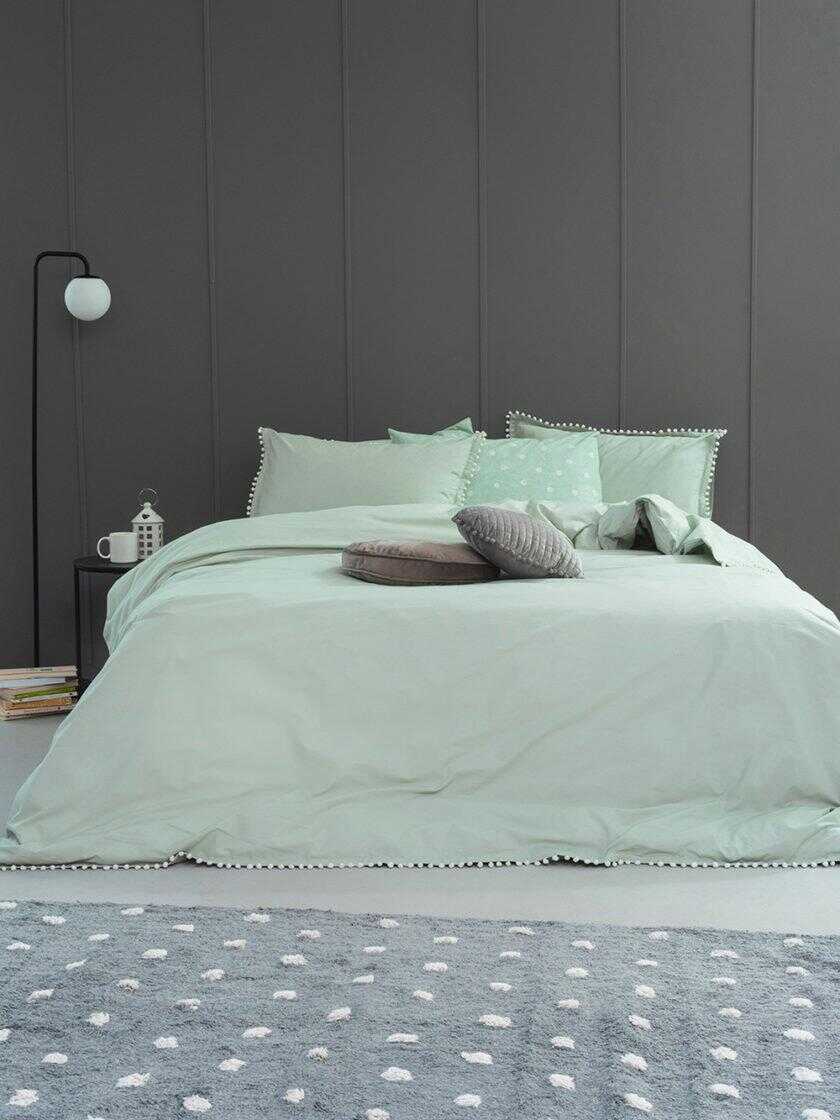 Ζεύγος Μαξιλαροθήκες Oxford 50x70 PON-PON JADE