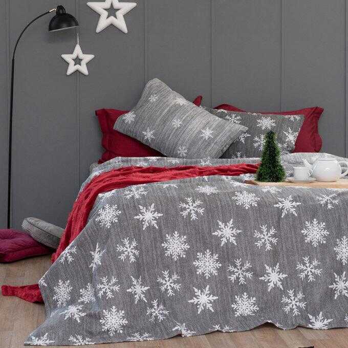 Σετ Σεντονια Υπέρδιπλα Flannel Beauty 240x265 FB0215 Με Λάστιχο