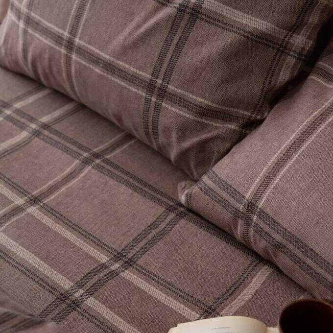 Σετ Μονά Σεντόνια Flannel Beauty 170x265 FB0213 Χωρίς Λάστιχο