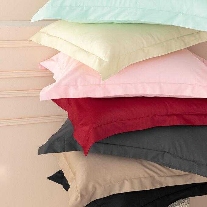Ζεύγος Μαξιλαροθήκες Oxford 50x75 LUXE SATEEN BEIGE