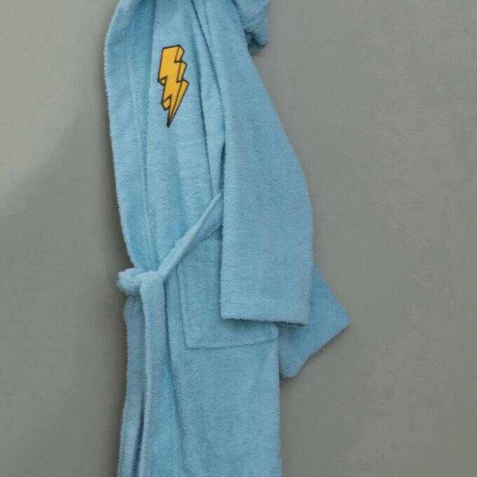 Μπουρνούζι με Κουκούλα Kids Bath LIGHTNING CIEL 12-14