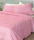 Σεντονι Υπέρδιπλο 240x270 SATIN STRIPES HS ROSE