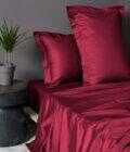 Σετ Υπέρδιπλα Σεντόνια 240x270 LUXE SATEEN HS RED