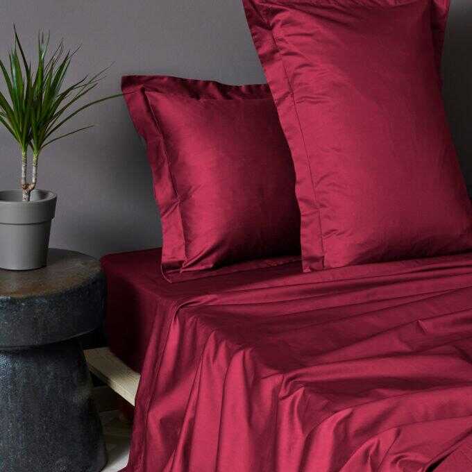Σετ Υπέρδιπλα Σεντόνια 240x270 LUXE SATEEN HS RED