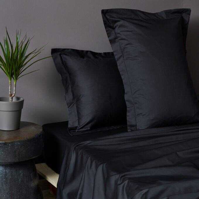 Σεντονι Υπέρδιπλο 240x270 LUXE SATEEN HS BLACK