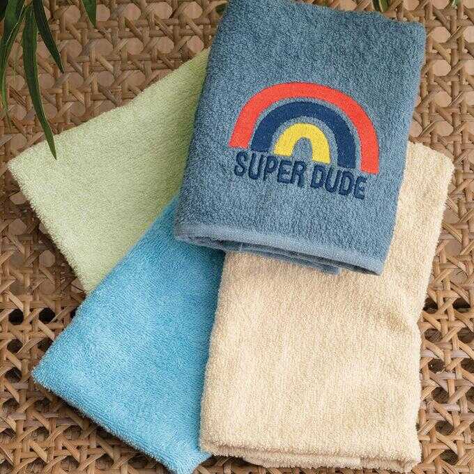 Σετ 4 Πετσετάκια Μπανιου Kids Bath 40x60 SUPER