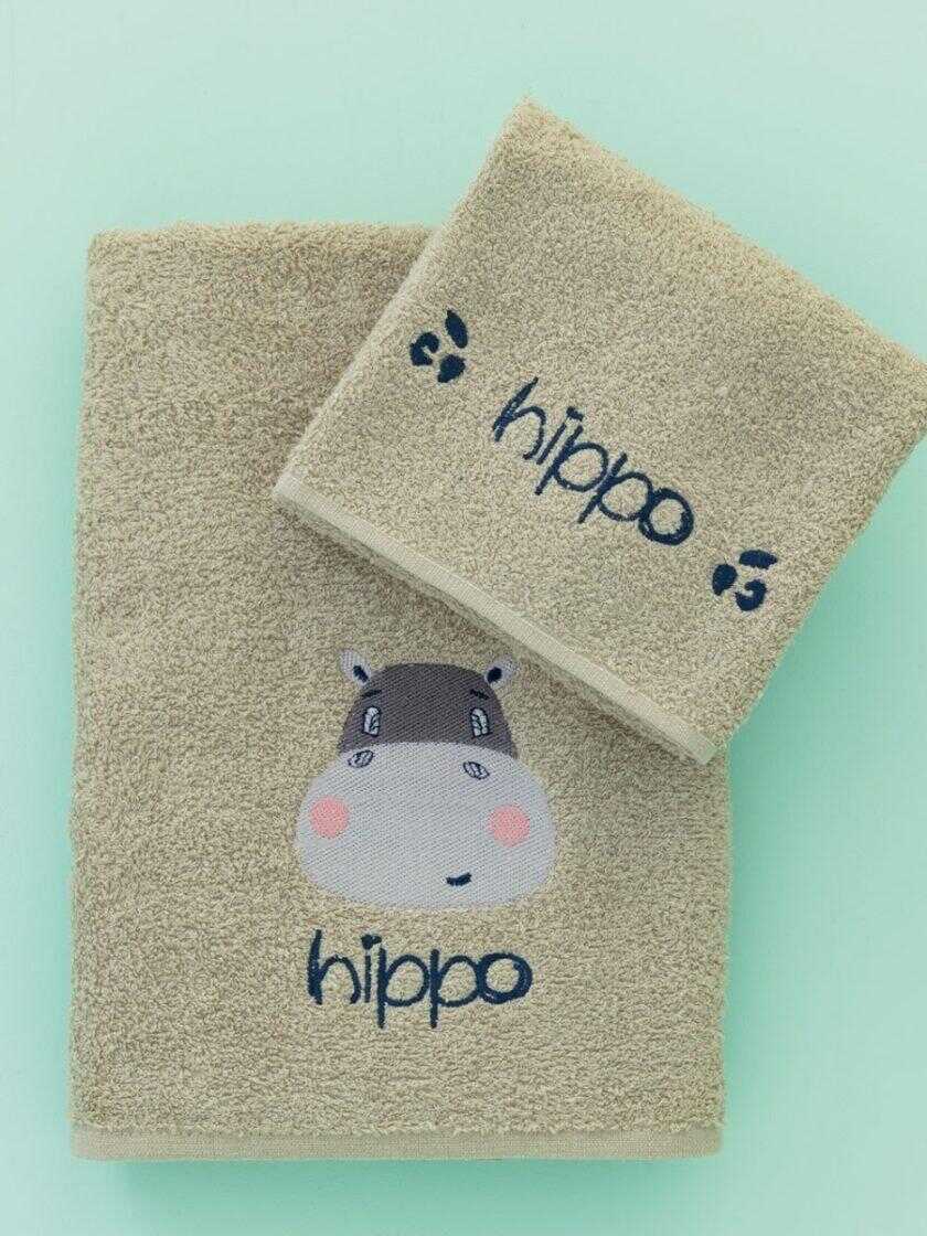 Σετ Παιδικές Πετσέτες Kids Bath HIPPO