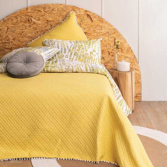 Κουβερλί King Size 260x240 JUNIPER YELLOW