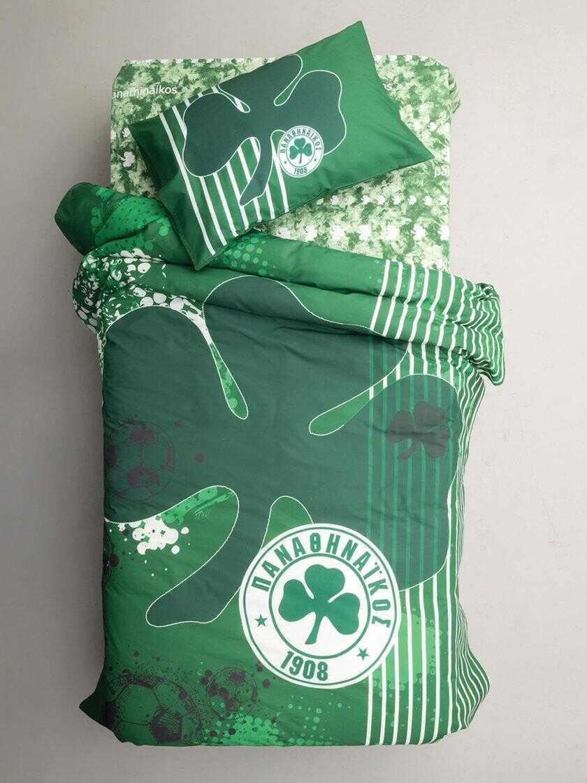 Σετ Μονά Σεντόνια Panathinaikos F.C. 170x260 FC10 Χωρίς Λάστιχο