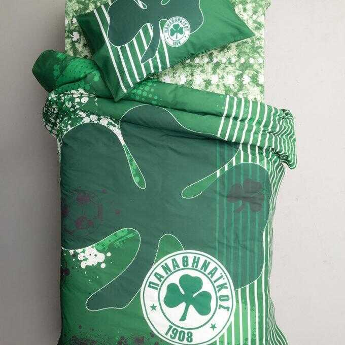 Σετ Μονή Παπλωματοθήκη Panathinaikos F.C. 165x240 FC10