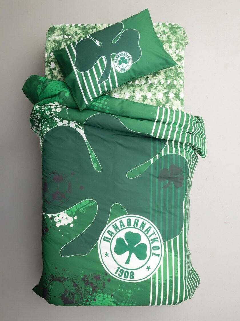 Σετ Μονή Παπλωματοθήκη Panathinaikos F.C. 165x240 FC10