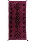 Χαλακι Με Φουντες Home Décor 60x140 RIDEL BORDEAUX