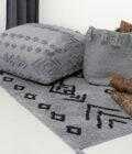 Χαλακι Με Φουντες Home Décor 60x140 RIDEL GREY